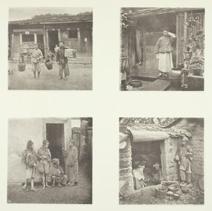 Foochow Coolies ، محقق Foochow ، رئيس اللصوص ، المتسولين الذين يعيشون في جولة ، ج. 1868. بواسطة جون طومسون