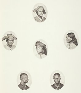 Pepohoan رأس أنثى ، رأس أنثى Pepohoan ، رأس أنثى Pepohoan ، أنثى Pepohoan ... ، c. 1868. بواسطة جون طومسون
