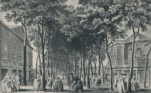 المجتمع في حدائق ماريليبون ، 1755 ، 1920