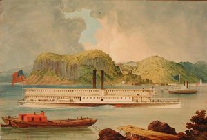 The Steamboat ، "Iron Witch" (زيت على الكتان) بواسطة جون ف. كورنيل