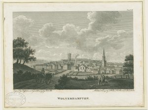 ولفرهامبتون - ساوث ويست فيو: engraving، nd [c 1796]