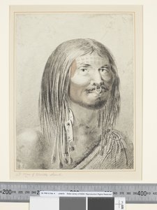 F.21 رجل من Nootka Sound ، حوالي 1773 - 84 (ألوان مائية) بواسطة John Webber