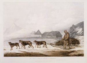 The Narta ، أو Sledge for Burdens in Kamtschatka ، من "Views in the South Seas" ، الحانة. 1789