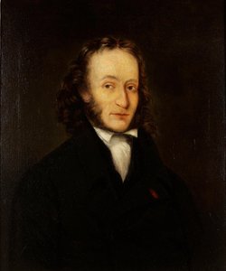 صورة لنيكولو باغانيني 1782-1840 ، 1836 بواسطة جون ويتل