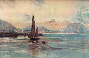 دوفر-المساء ، c1895 بواسطة جون وليام بوكستون نايت