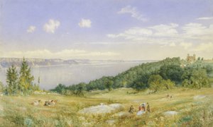 Palisades ، كاليفورنيا. 1870. بواسطة جون وليام هيل