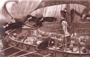 أوليسيس وصفارات الإنذار ، من ملصقات مدرسة ماكميلان ، 1950-1960 بواسطة جون وليام ووترهاوس