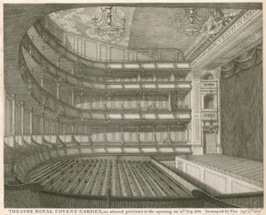 المسرح الملكي ، كوفنت جاردن ، لندن ، كما تم تغييره قبل الافتتاح في 15 سبتمبر 1794 بواسطة جون وينستون