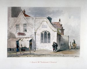 منظر لكنيسة سانت بارثولوميو ، طريق كينغزلاند ، هاكني ، لندن ، 1851