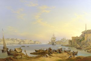 جراند هاربور ، فاليتا ، مالطا ، 1850