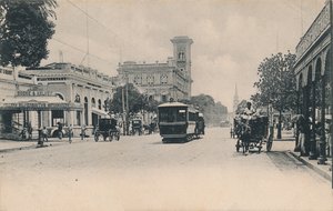 "شارع دار المحكمة القديم من الجنوب. كلكتا ، عام ١٩١٠.
