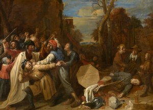 الموت شرس وسريع (زيت على قماش) بواسطة Joos van Craesbeeck