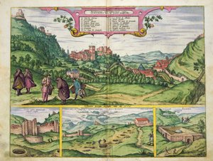 منظر للحمرة ، من "Civitates Orbis Terrarum" لجورج براون (1541-1622) وفرنس هوجنبرج (1535-90) ، 1564 بواسطة جوريس هوفناجل