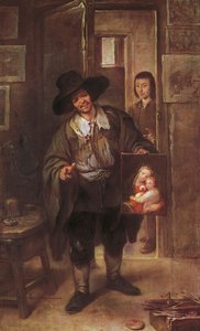 Studio Scene, after 1670 (oil on canvas)