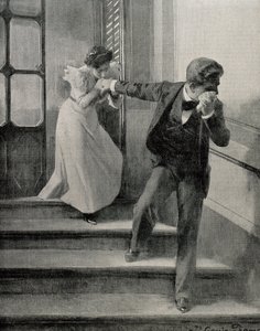 حزين وداعا. 1900 (رسم)