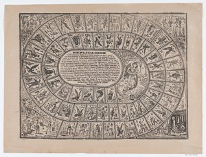 Game of the Goose ، كاليفورنيا. 1900-1910. ، كاليفورنيا. 1900-1910. بواسطة خوسيه غوادالوبي بوسادا