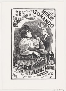 صورة لامرأة تجلس على كرسي ورأسها للخلف وتحمل زهرة ، ... ، كاليفورنيا. 1890. بواسطة خوسيه غوادالوبي بوسادا