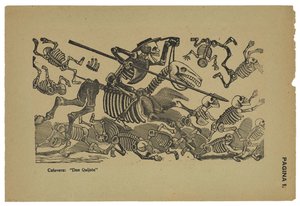 جماجم دون كيشوت ، c.1910-13 ، مطبوعة عام 1943 (النقش البارز بالنقش) بواسطة خوسيه غوادالوبي بوسادا
