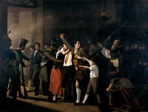 إطلاق النار على الوطنيين الإسبان في بوين سوسيسو (فجر 3 مايو 1808) بواسطة خوسيه مارسيلو كونتريراس ذ مونيوز