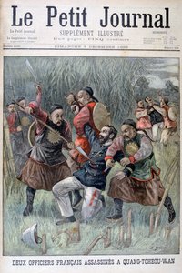 قتل ضابطان فرنسيان بواسطة Quang-tcheou-wan ، 1899 بواسطة خوسيه بيلون