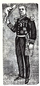 صورة شخصية لبورفيريو دياز (1828-1915) ، رئيس جمهورية المكسيك. Xylography بواسطة خوسيه غوادالوبي بوسادا (1852-1913). بواسطة خوسيه غوادالوبي بوسادا