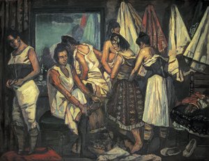 جوتيريز سولانا ، جوزيه (1886-1945). بنات الجوقة. 1925 (زيت على قماش) بواسطة خوسيه جوتيريز سولانا