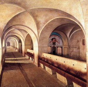 اسطبلات قلعة سان فرناندو دي فيغيريس ، التي حاصرها الفرنسيون عام 1809 ، أثناء حرب الاستقلال الإسبانية (1808-1814) ، الباب على اليسار هو باب سجن ماريانو ألفاريز دي كاسترو (1749-1810) ، ضابط وحاكم عسكري من G بواسطة خوسيه لافيتا وبلانكو