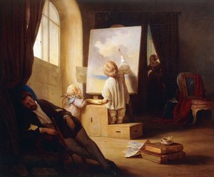 الرسام النائم ؛ الرسام النائم ، 1841