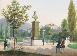 نصب الأرشيدوق رودولف ، الكاردينال رئيس أساقفة أولوموك في إيشل. بواسطة جوزيف هافنر
