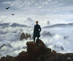 JJM يعيد إنشاء Friedrich-C-D: The Wanderer above the Sea of ​​Fog (Panorama)