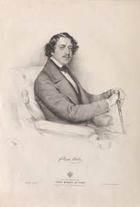 صورة لمغني الأوبرا فيليبو كوليني 1811-1863 ، 1847. بواسطة جوزيف كرييهوبر