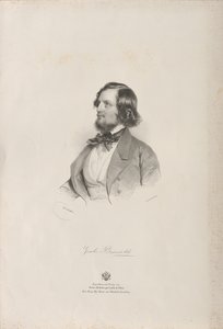 صورة لعازف الفلوت والملحن جوليو بريكيالدي 1818-1881 ، قبل عام 1850. بواسطة جوزيف كرييهوبر