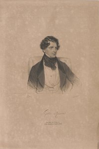 صورة لمغني الأوبرا أغوستينو روفير 1804-1865 ، 1839. بواسطة جوزيف كرييهوبر