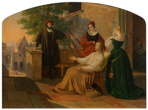 اللحظات الأخيرة لوكاس فان ليدن ، 1843