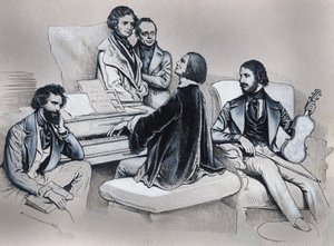 الرسم بعد الطباعة الحجرية لجوزيف كريهوبر (1800-1876) بواسطة جوزيف نيكولاوس كرييهوبر