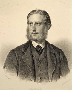 صورة لفرديناند بونافينتورا ، الأمير كينسكي (1834-1904). نقش جوزيف كريهوبر