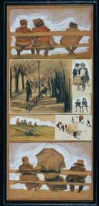 دراسات من الحديقة (7 اسكتشات) بواسطة جوزيف واورا