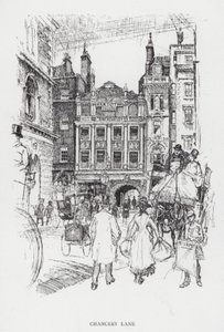 Chancery Lane (litho) بواسطة جوزيف (بعد) بينيل