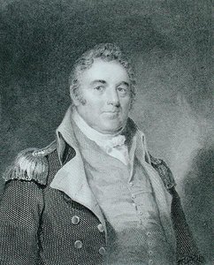 ريتشارد ديل (1756-1826) ، نقش بواسطة ريتشارد دبليو دودسون (1812-67) بعد نسخة من اللوحة الأصلية لجيمس بارتون لونجاكري (1794-1869) (نقش) بواسطة جوزيف (بعد) وود