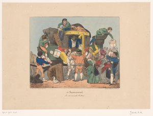 ينزل الركاب من الحافلة الشاملة بعد رحلة العودة عودة Les douceurs du (العنوان على الكائن) المضايقات (عنوان المسلسل) غير ملائم (عنوان السلسلة على الكائن)