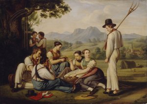 يستريح جزازة ، 1819 بواسطة جوزيف انطون رومبرج