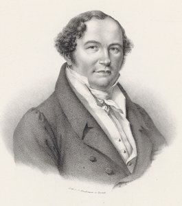 صورة للمؤلف كونرادين كروتزر 1780-1849. بواسطة جوزيف برودمان