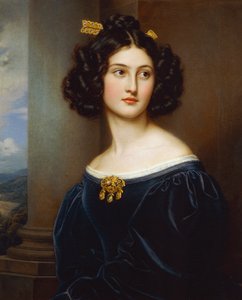 Portrait of Nanette Kaula (1812 - 1876) بواسطة جوزيف كارل ستيلر