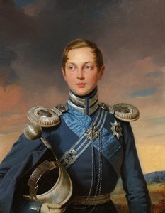 صورة Tsarevich ألكسندر نيكولايفيتش من روسيا 1818-1881. بواسطة جوزيف كارل ستيلر