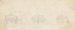 سترنز الزخرفية لثلاث سفن بواسطة Joseph Cartwright