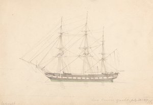 يخت اللورد كرافن ، 23 يوليو 1817 بواسطة Joseph Cartwright