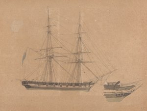 منظر جانبي لجندي واحد وقوس للآخر بواسطة Joseph Cartwright
