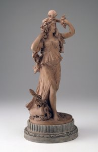 باتشانت تحمل طفلًا على كتفيها ، c.1780-1796 بواسطة جوزيف تشارلز مارين