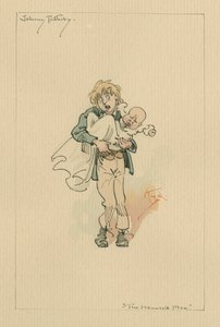 جوني تيلربي - The Haunted Man and the Ghost&39;s Bargain ، c.1920s (قلم وحبر مع مرحاض على ورق) بواسطة جوزيف كلايتون كلارك