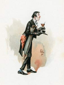 السيد Stiggins ، رسم توضيحي من "رسومات شخصية من تشارلز ديكنز" ، c.1890 بواسطة جوزيف كلايتون كلارك
